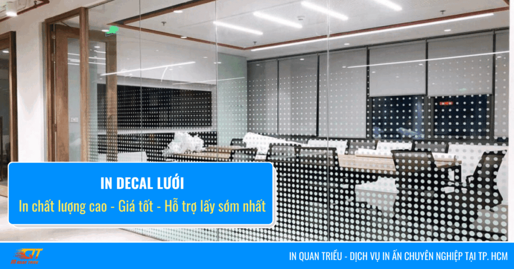 In decal lưới là gì? Dịch vụ in Decal lưới chất lượng BỀN MÀU giá TỐT