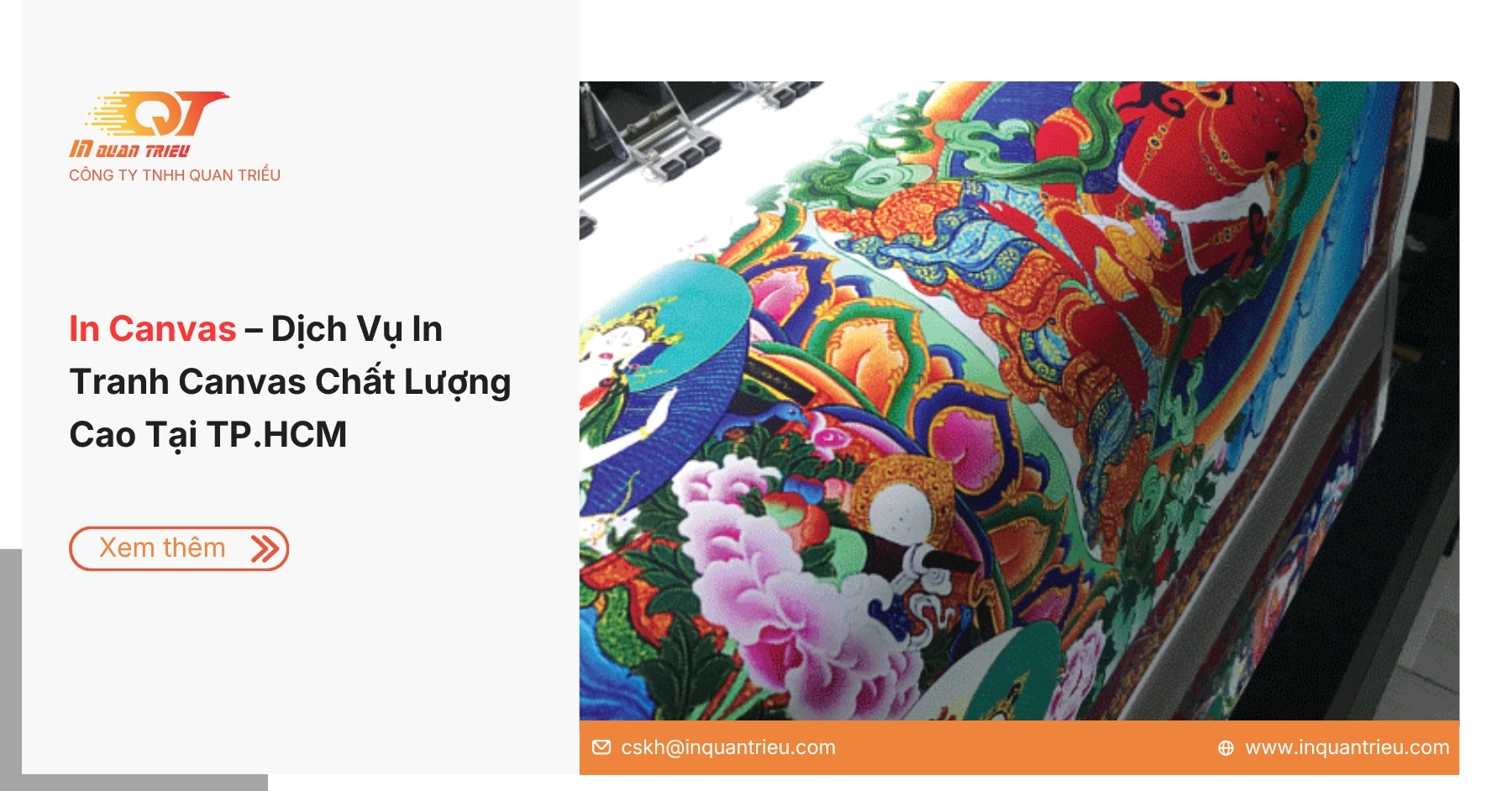 In Canvas – Dịch Vụ In Tranh Canvas Chất Lượng Cao Tại TP.HCM