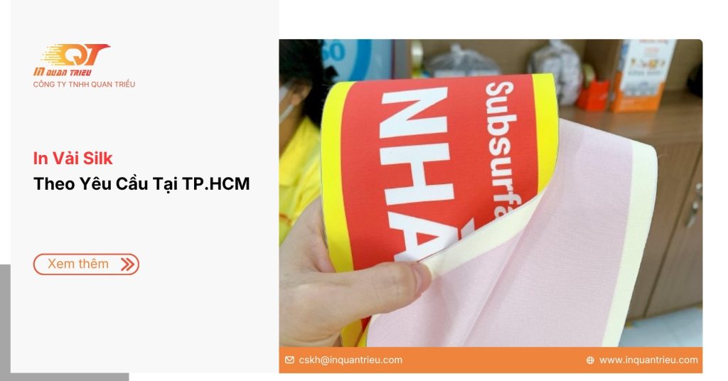 In Vải Silk (Tranh Lụa) Theo Yêu Cầu Tại TP.HCM