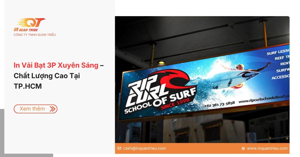In Vải Bạt 3P Xuyên Sáng – Chất Lượng Cao Tại TP.HCM