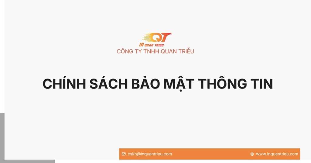 Chính sách bảo mật thông tin