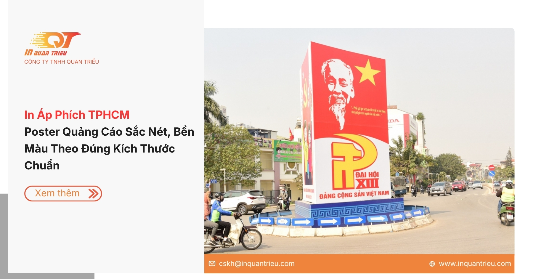 In Áp Phích TP.HCM – Poster Quảng Cáo Sắc Nét, Bền Màu Theo Đúng Kích Thước Chuẩn